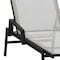 Flash Furniture Black/Gray Adjustable Chaise Lounge with Arms JJ-LC323-BLK-GRY-GG - alternate 10